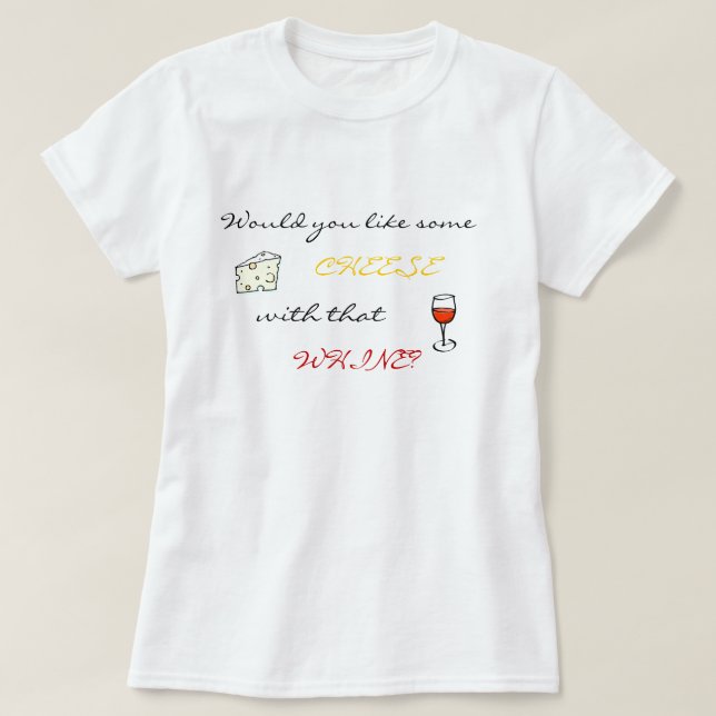 Skulle dig gilla någon ost med det gnällar? tröja (Design framsida)