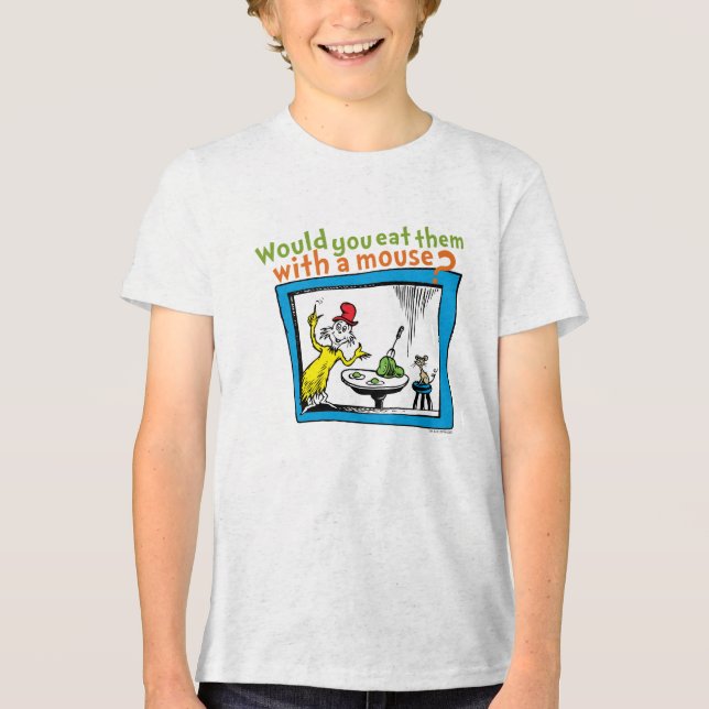 Skulle du äta dem med en mus? t shirt (Framsida)