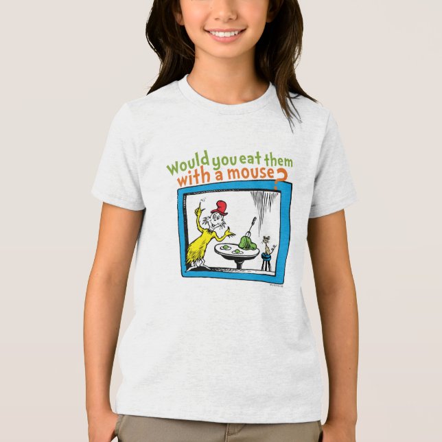 Skulle du äta dem med en mus? t shirt (Framsida)