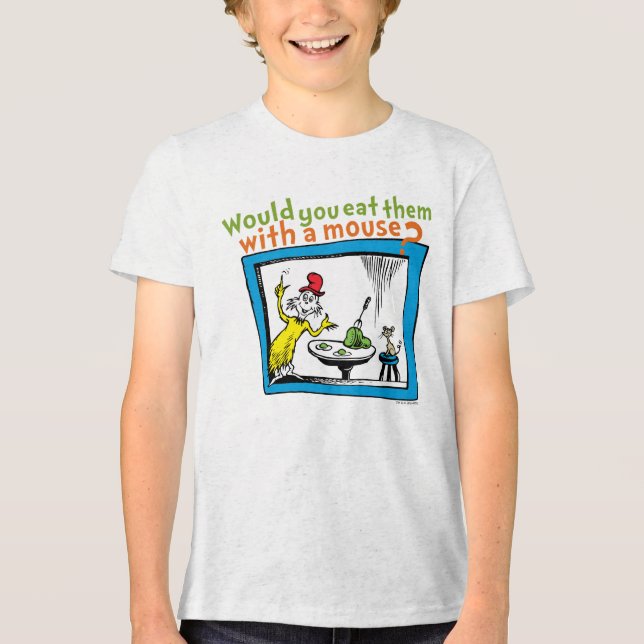 Skulle du äta dem med en mus? t shirt (Framsida)