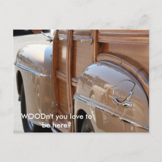 SKULLE du inte vilja vara här? Vykort