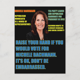 Skulle du rösta för Michele Bachmann? Vykort