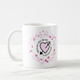 Skulle du vara min Alla hjärtans dag Kaffemugg