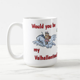 Skulle du vara min Valhallentine? Kaffemugg