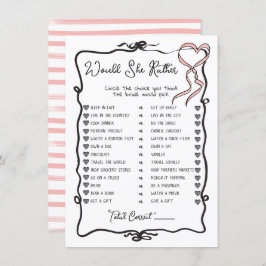 Skulle hon hellre än Hand plockade Bow-Möhippan sp Inbjudningar