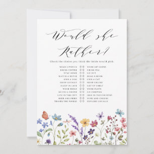 Skulle hon hellre än Kärlek i Bloom Game? Inbjudningar