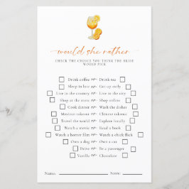 Skulle hon hellre Aperol Spritz Bröllopsfest spel