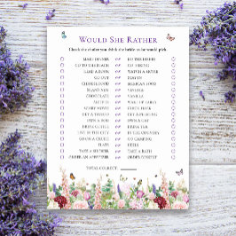 Skulle hon hellre Blommigt Möhippa Game?