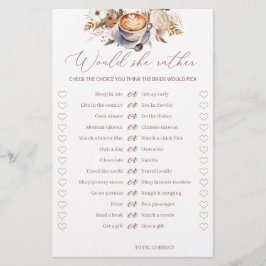 Skulle hon hellre byta Möhippa på kaffe?