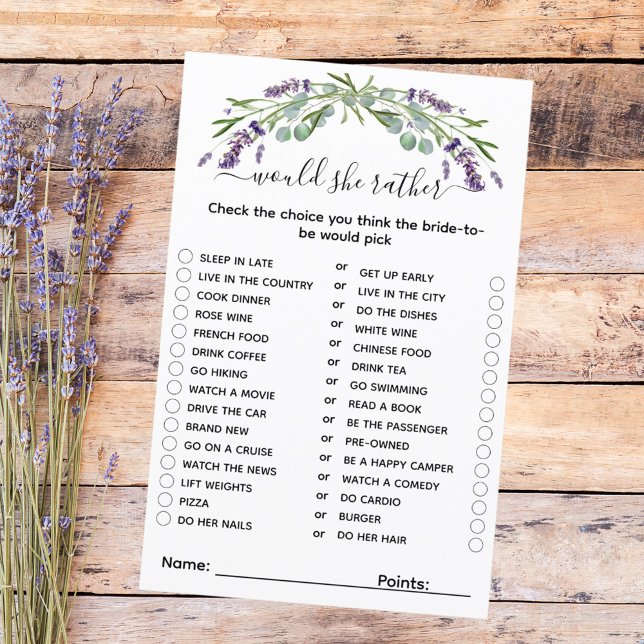 Skulle hon hellre ge möhippa åt lavender? (Skapare uppladdad)