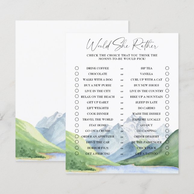 Skulle hon hellre leka? (Fram/baksida)