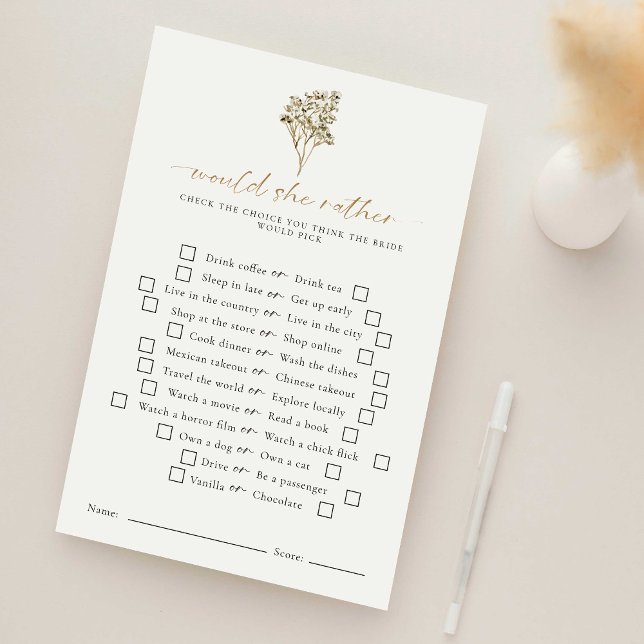 Skulle hon hellre Love is in Bloom Bröllopsfest (Skapare uppladdad)