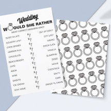 Skulle hon hellre? Möhippa av spel för Roligt