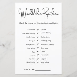 Skulle hon hellre Möhippa Game?