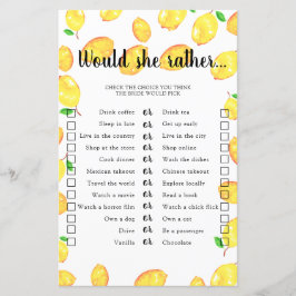 Skulle hon hellre Möhippa Game Lemon?