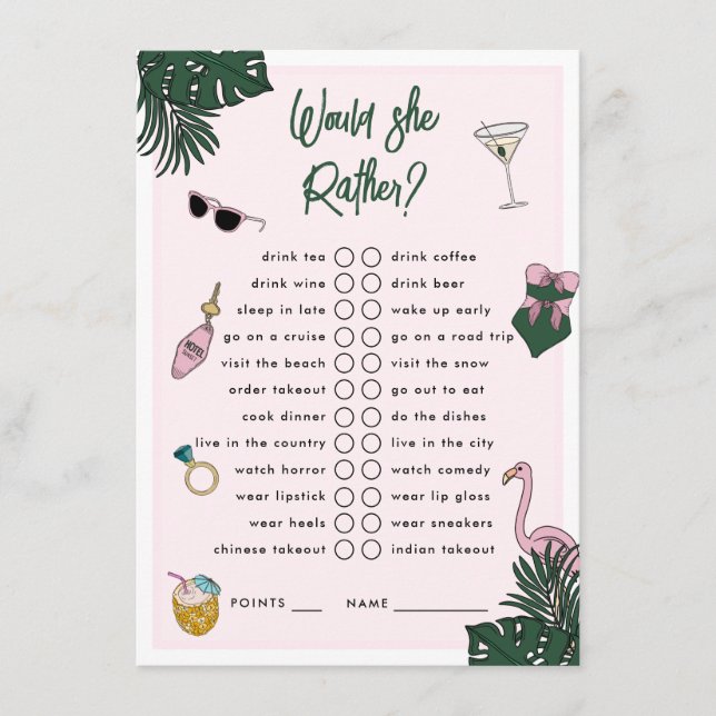 Skulle hon hellre Retro Resort Möhippa Tilläggskort (Framsida)