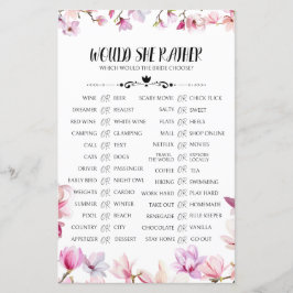 Skulle hon hellre spela Möhippa?