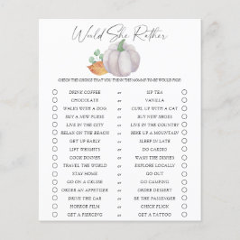 Skulle hon hellre spela - vit pumpa -