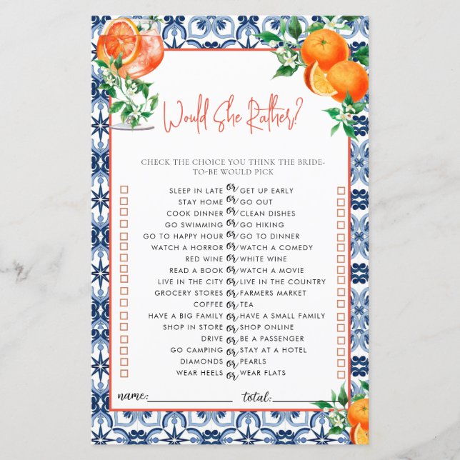 Skulle hon hellre? Spritz-Möhippa-spel (Framsida)