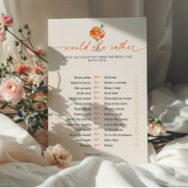 Skulle hon hellre vara Aperol Spritz Möhippa Game?