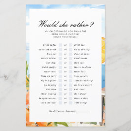 Skulle hon hellre vara Aperol Spritz Möhippa Game?