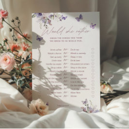 Skulle hon hellre vara ett Möhippa-spelkort för fj