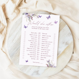 Skulle hon hellre vara ett Möhippa-spelkort för fj Inbjudningar