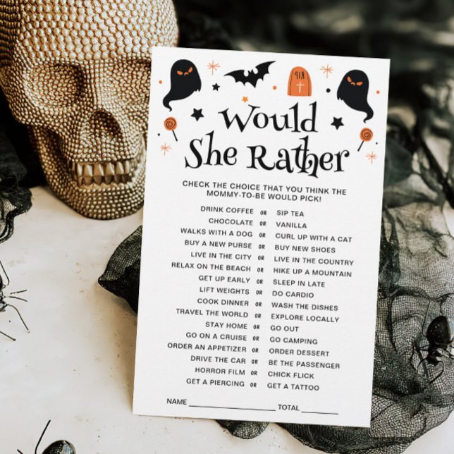 Skulle hon hellre vara på Halloween-babykläder? (Skapare uppladdad)