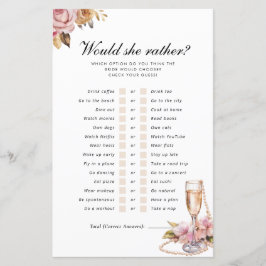 Skulle hon hellre vara Pearls Prosecco Möhippa Gam