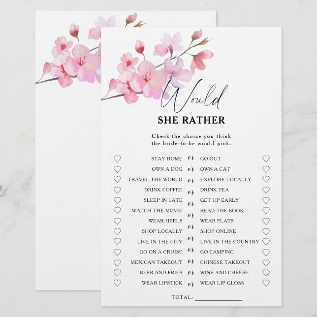 Skulle hon hellre vilja byta möhippa? (Fram/baksida)