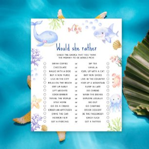 Skulle hon hellre vilja leka med Ocean Animal Baby