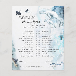 Skulle Mamma Hellre   Baby Shower Lek