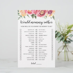 Skulle Mamma hellre visa babykläder?