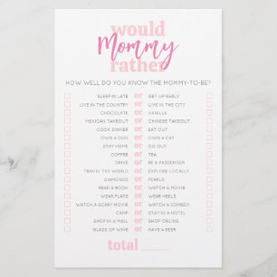 Skulle Mamma snarare Rosa babykläder spela?