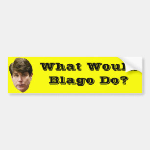 Skulle vad Blago gör? Bildekal