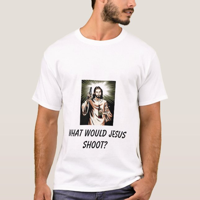 Skulle vad den Jesus foren? Tee Shirt (Framsida)