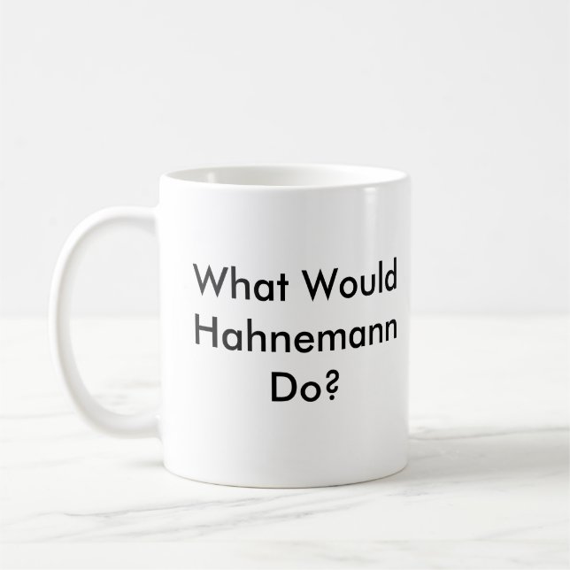 Skulle vad Hahnemann gör? Kaffemugg (Vänster)