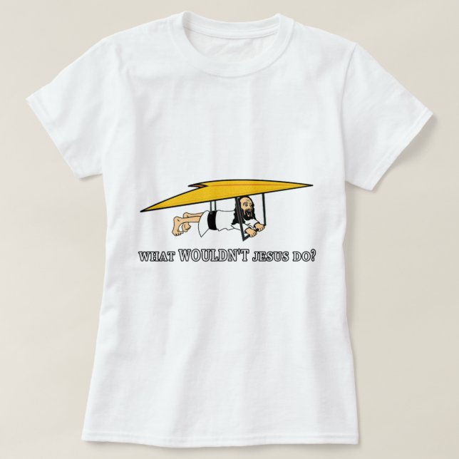 Skulle vad inte Jesus gör? Tee (Design framsida)