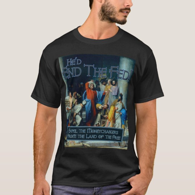 Skulle vad Jesus gör? Tee Shirt (Framsida)