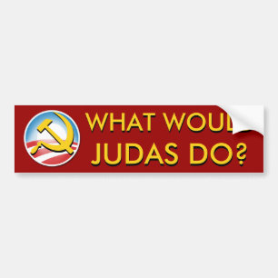 Skulle vad Judas gör? Bildekal