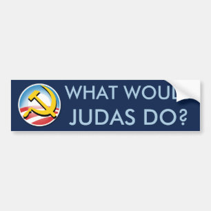 Skulle vad Judas gör? Bildekal
