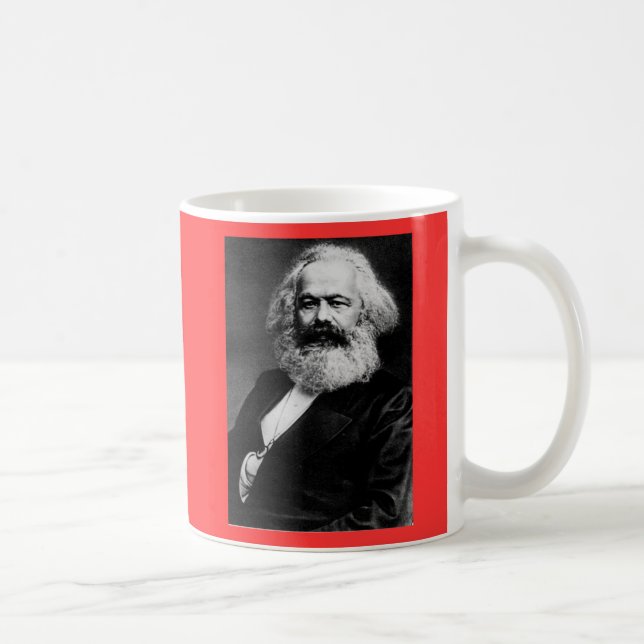 Skulle vad Karl Marx gör? mugg (Höger)