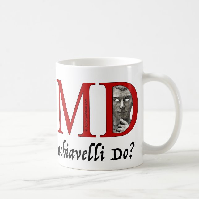 Skulle vad Machiavelli gör? Kaffemugg (Höger)