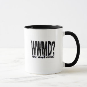 Skulle vad Mel gör? - Rundad mugg