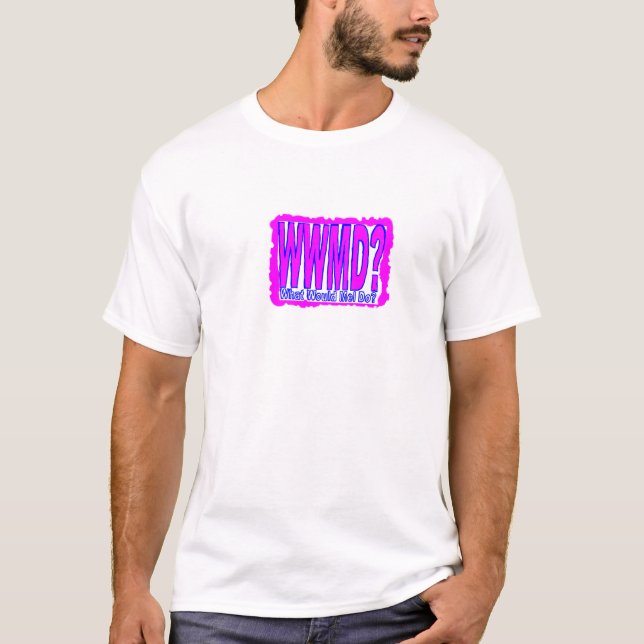 Skulle vad Mel gör? - Stencilera Tee Shirt (Framsida)