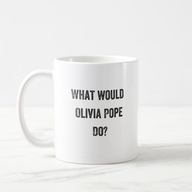 Skulle vad Olivia Pope Göra? (Skandal) Kaffemugg (Vänster)