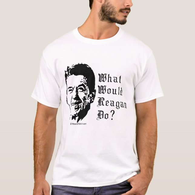 SKULLE VAD REAGAN GÖR? T SHIRT (Framsida)