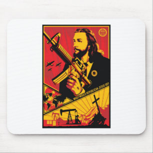 Skulle vad republikanska Jesus gör? Mousepad Musmatta