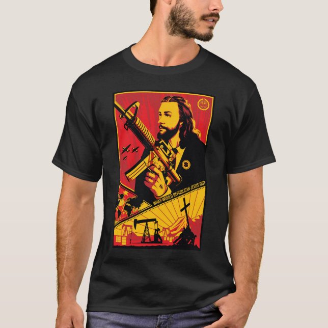 Skulle vad republikanska Jesus gör? Tee (Framsida)