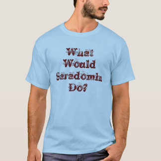 Skulle vad Saradomin gör? Runescape inspirerade T-shirt